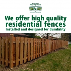 We provide you security solutions |  Osceola Fence Company