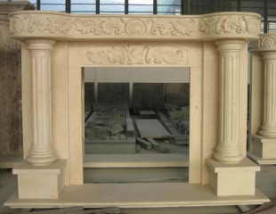 all different style stone carving includes fireplace,fountain and statues,etc